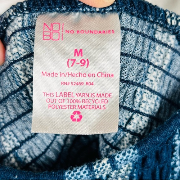 Super Cute Boho Hippie Romper Pantsuit, Shades of Blue, Travel, Summer‎ Size 7-9 - Picture 7 of 13